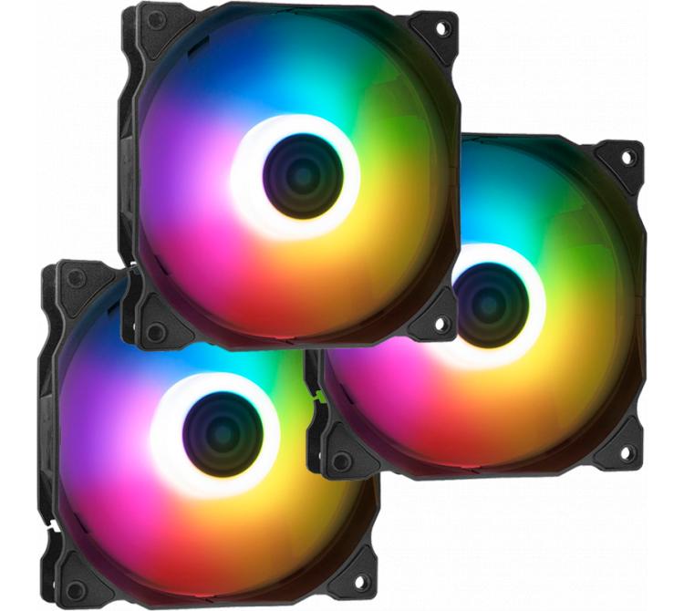 Cooler Fan ADATA XPG 120mm VENTO 120 ARGB PWM Black KIT X3