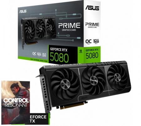 Placa de Video ASUS PRIME GeForce RTX 5080 16GB GDDR7 OC