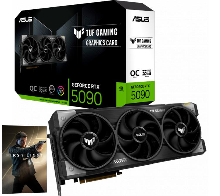 Placa de Video ASUS TUF GeForce RTX 5090 32GB GDDR7 GAMING OC