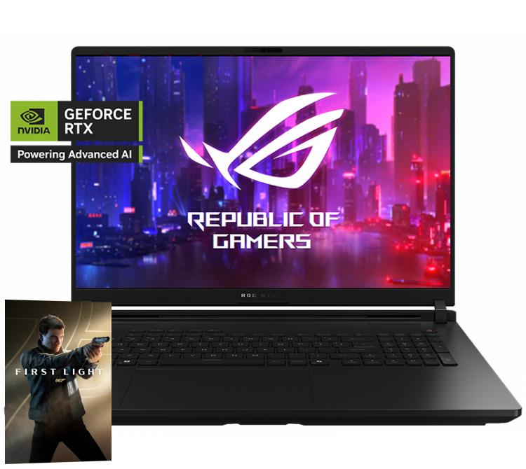 Notebook Gamer ASUS ROG Strix SCAR 18 18" Intel Core Ultra 9 275HX 32GB DDR5 SSD 2TB RTX 5080 2.5K 240Hz Win11 G835LW-SA024W
