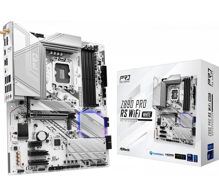 Mother Asrock Z890 PRO RS WIFI WHITE LGA1851 DDR5