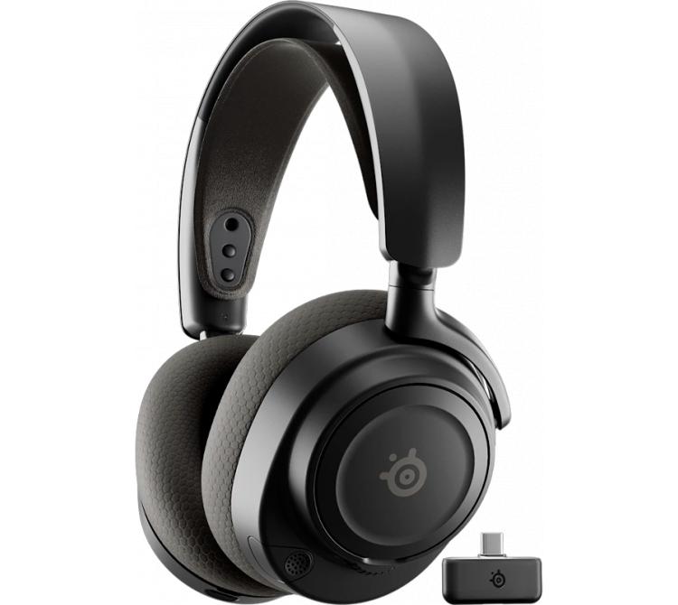 Auriculares SteelSeries Arctis Nova 7P Gen 2 Wireless 2.4Ghz Bluetooth Black USB-C 50Hs PC/MAC/PS/SWITCH/VR