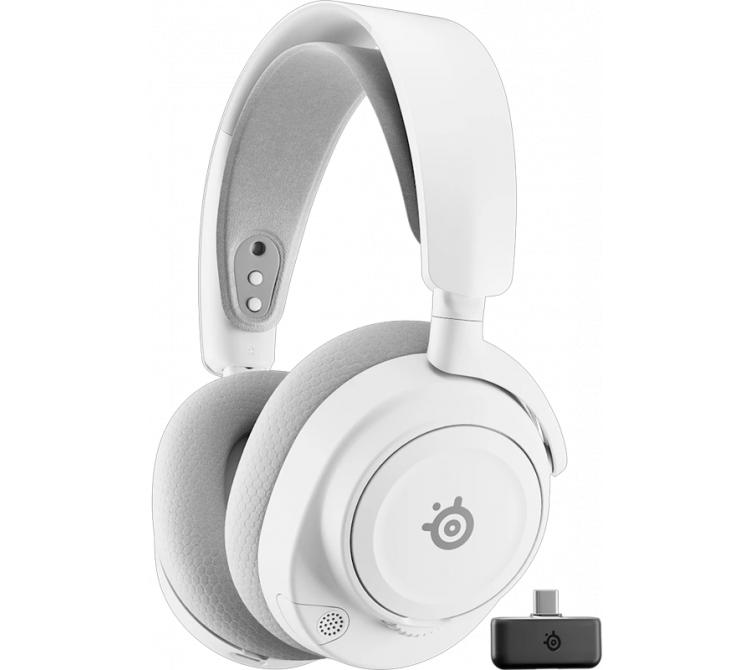 Auriculares SteelSeries Arctis Nova 7 Gen 2 Wireless 2.4Ghz Bluetooth 5.0 ClearCast Gen 2 White 50Hs