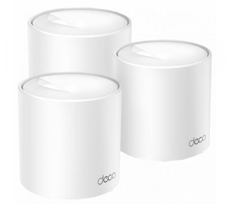Router Mesh Tp-Link Deco X10 AX1500 WIFI 6 de Doble Banda Low Latency Pack 3
