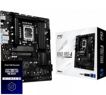 Mother Asrock B860 PRO-A LGA1851 DDR5
