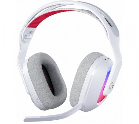 Auriculares Logitech A20X Wireless 2.4Ghz Bluetooth 5.3 LightSpeed RGB LightSync White 90Hs PC/XBOX/PS/NINTENDO