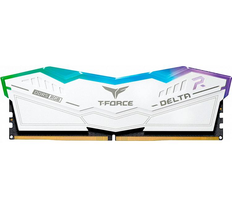Memoria Team DDR5 16GB 6400MHz T-Force Delta RGB White CL32