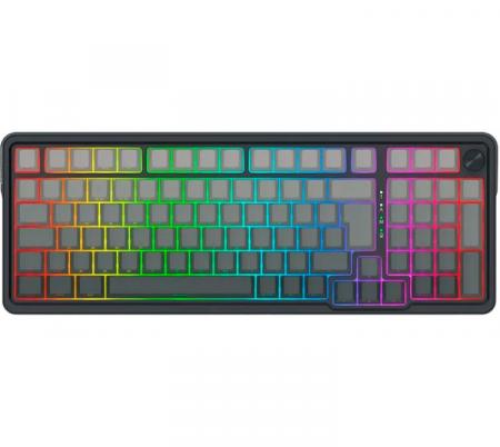 Teclado Mecanico Redragon K686 Eisa MAX Wireless 2.4GHz Bluetooth 5.0 Switch Red Linear Gray ESP RGB PC/MAC