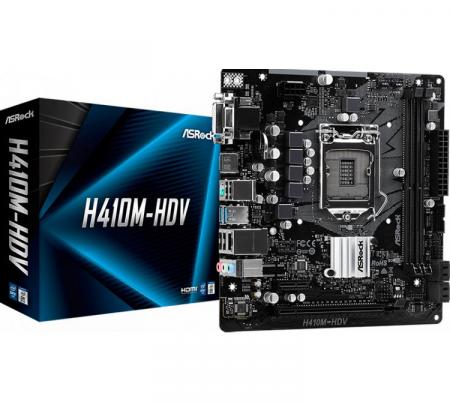 Mother Asrock H410M-HDV m-ATX S1200  BULK - OUTLET