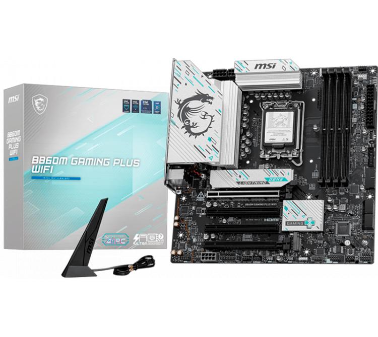 Mother MSI B860M GAMING PLUS WIFI LGA1851 DDR5 BULK - OUTLET