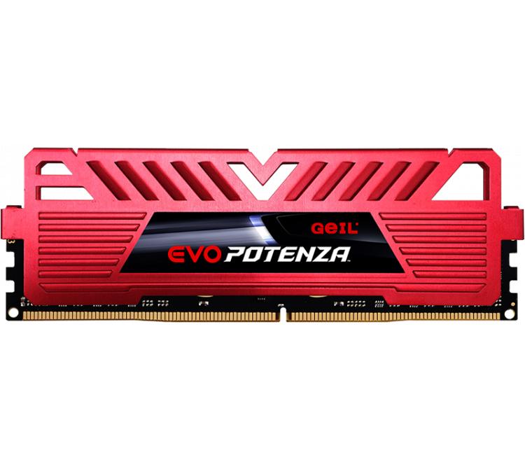 Memoria GeiL DDR4 8GB 3200MHz EVO POTENZA RED BULK - OUTLET