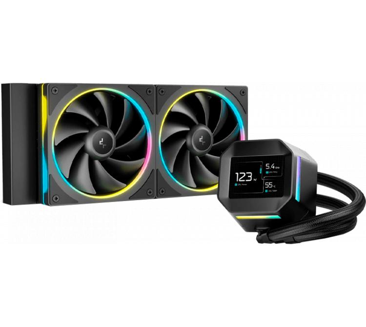 Cooler CPU DeepCool LM240 ARGB LCD IPS 2,4" Water Cooler