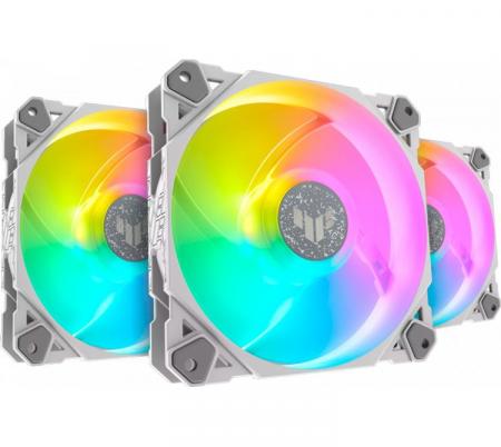 Cooler Fan ASUS TUF 120mm TF120 ARGB KIT x3 White