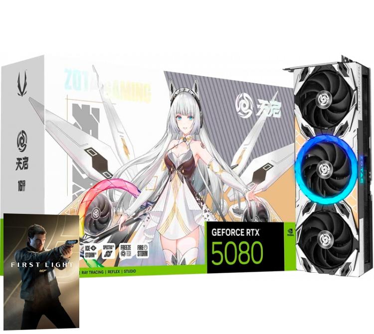 Placa de Video Zotac GeForce RTX 5080 16GB GDDR7 APOCALYPSE OC