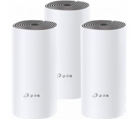 Router Mesh Tp-Link Deco E4 AC1200 WIFI 5 Dual Band Low Latency Pack 3