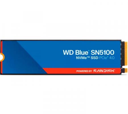 Disco Solido SSD M.2 WD 1TB Blue SN5100 7100MB/s NVMe PCI-E Gen4 x4