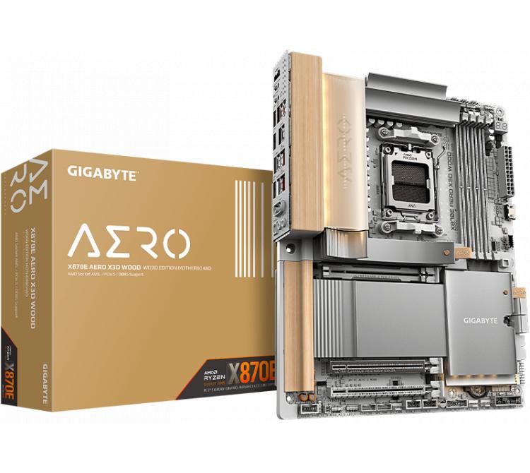 Mother Gigabyte X870E AERO X3D WOOD WIFI 7 ICE AM5