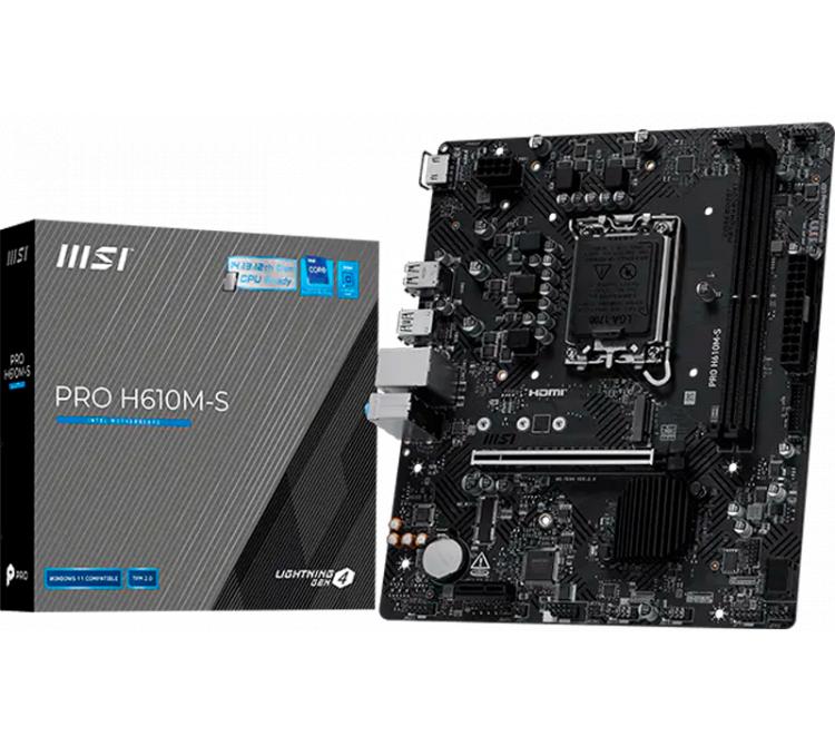 Mother MSI PRO H610M-S DDR5 S1700