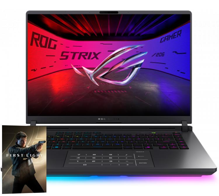 Notebook Gamer ASUS ROG Strix G16 16" Intel Core Ultra 9 275HX 16GB DDR5 SSD 1TB RTX 5060 Free DOS G615LM-RV249