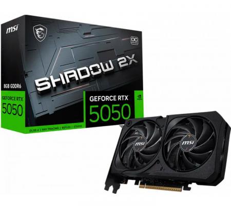 Placa de Video MSI GeForce RTX 5050 8GB SHADOW 2X OC
