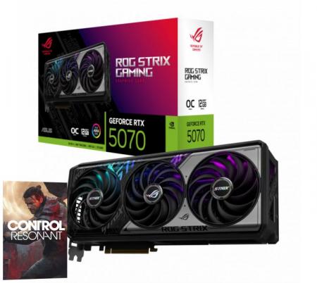Placa de Video ASUS ROG Strix GeForce RTX 5070 12GB GDDR7 Gaming OC