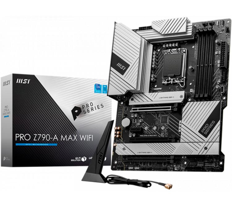 Mother MSI PRO Z790-A MAX WIFI DDR5 S1700 BULK - OUTLET