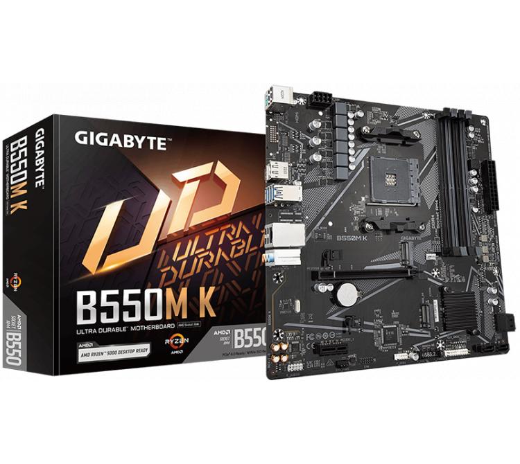 Mother Gigabyte B550M-K DDR4 AM4 BULK - OUTLET