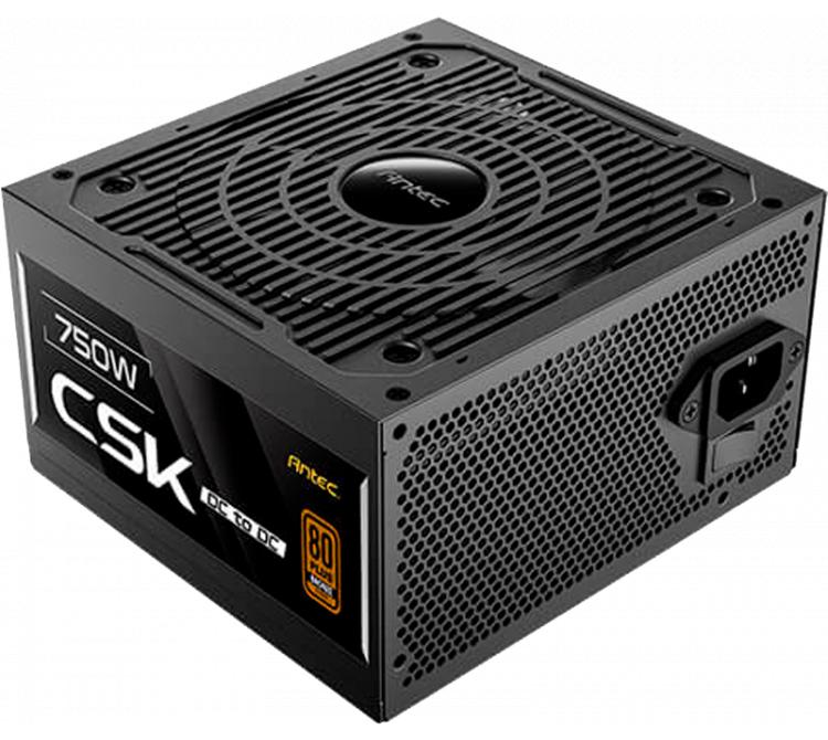 Fuente Antec 750W 80 Plus Bronze ATX 3.1 PCIe 5.1 CSK750DC AR BULK - OUTLET