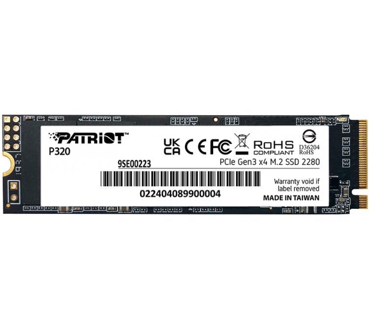 Disco Solido SSD M.2 Patriot 1TB P320 3000MB/s PCI-E Gen3 x4 BULK - OUTLET