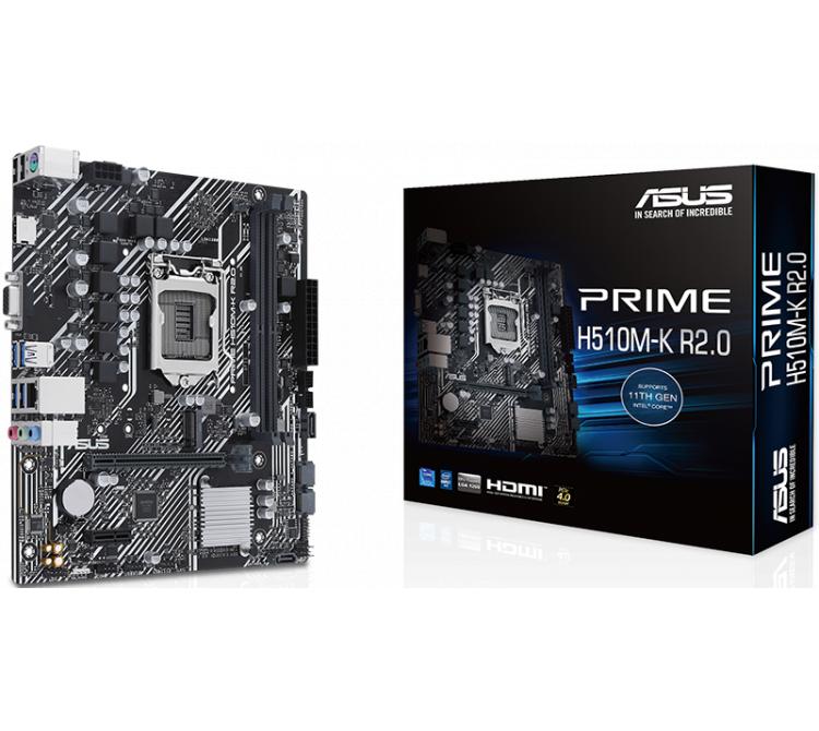 Mother ASUS PRIME H510M-K R2.0 S1200 BULK - OUTLET