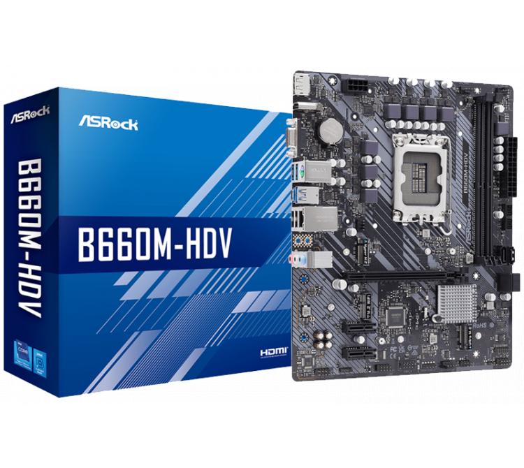 Mother Asrock B660M-HDV S1700 DDR4 BULK - OUTLET