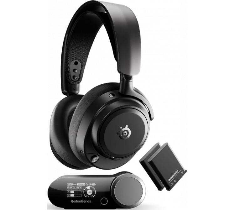 Auriculares SteelSeries Arctis Nova PRO OMNI Wireless 2.4Ghz Bluetooth 5.3 Hi-Res Audio Infinity Power System 60Hs Hot-swap PC/PS/XBOX