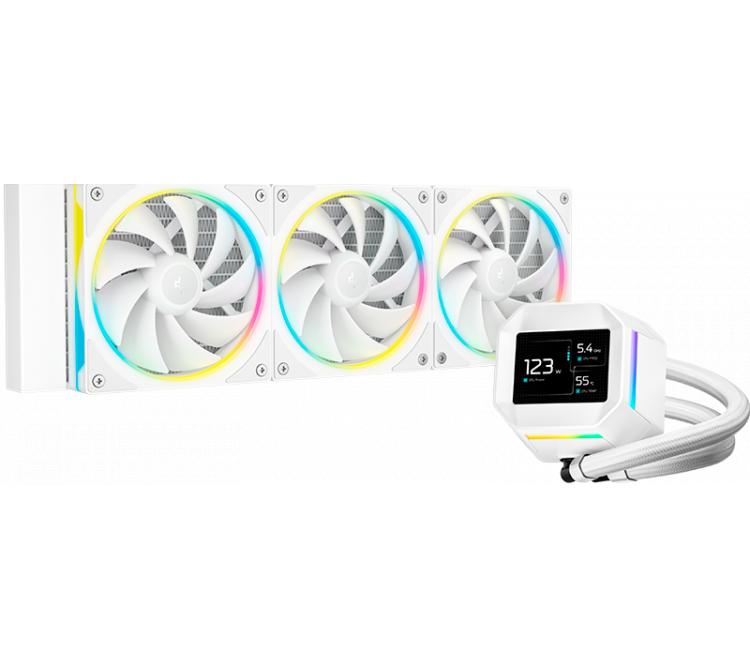 Cooler CPU DeepCool LM360 White ARGB LCD IPS 2,4" Water Cooler
