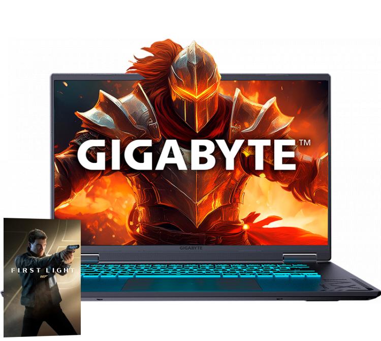 Notebook Gigabyte Gaming A16 16" AMD Ryzen 7 260 16GB DDR5 SSD 512GB RTX 5060 Win11 3VHK3LAC93MH
