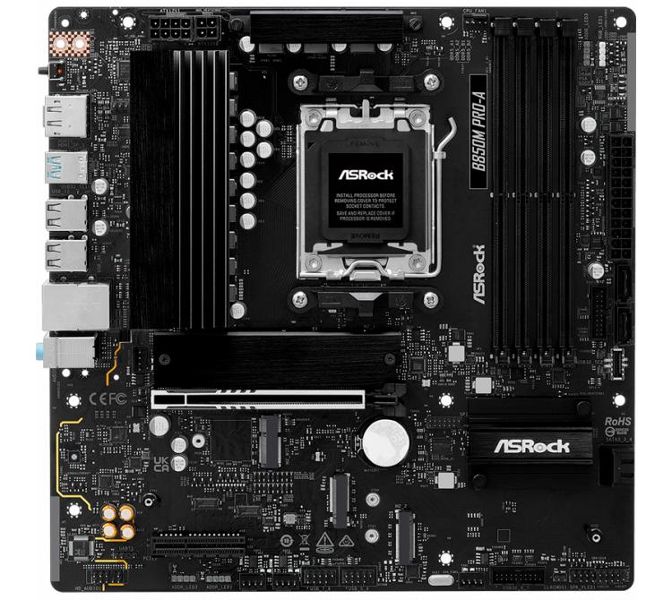 Mother Asrock B850M PRO-A AM5 DDR5 White Box 90-MXBR80-A0UAYAZ