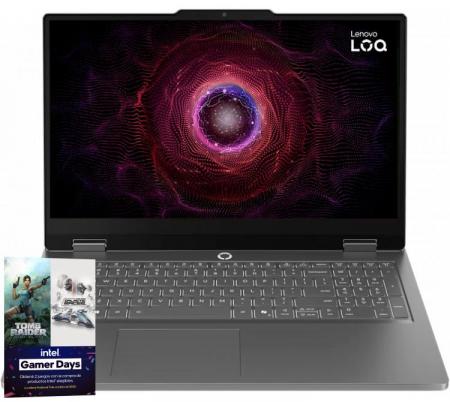Notebook Gamer Lenovo LOQ Essential 15IRX11 15.6" Intel Core i5 13450HX 16GB DDR5 SSD 512GB RTX 5050 8GB Free DOS 83SC007PAR