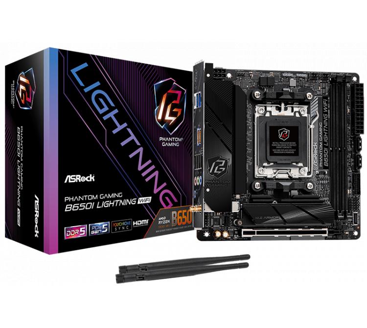 Mother Asrock B650I Lightning WIFI AM5 DDR5 ITX - OUTLET