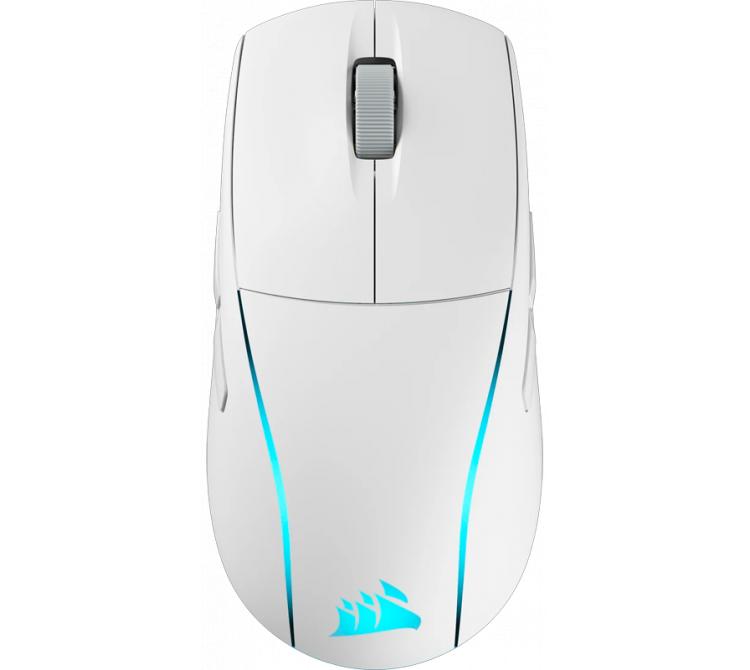 Mouse Corsair M75 SlipStream Wireless 2.4Ghz Bluetooth 1ms Ultra Lightweight White 26K 105Hs RGB - OUTLET