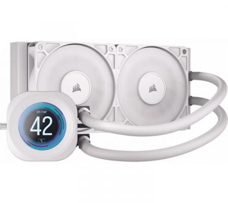 Cooler CPU Corsair NAUTILUS 240 RS LCD White Water Cooler