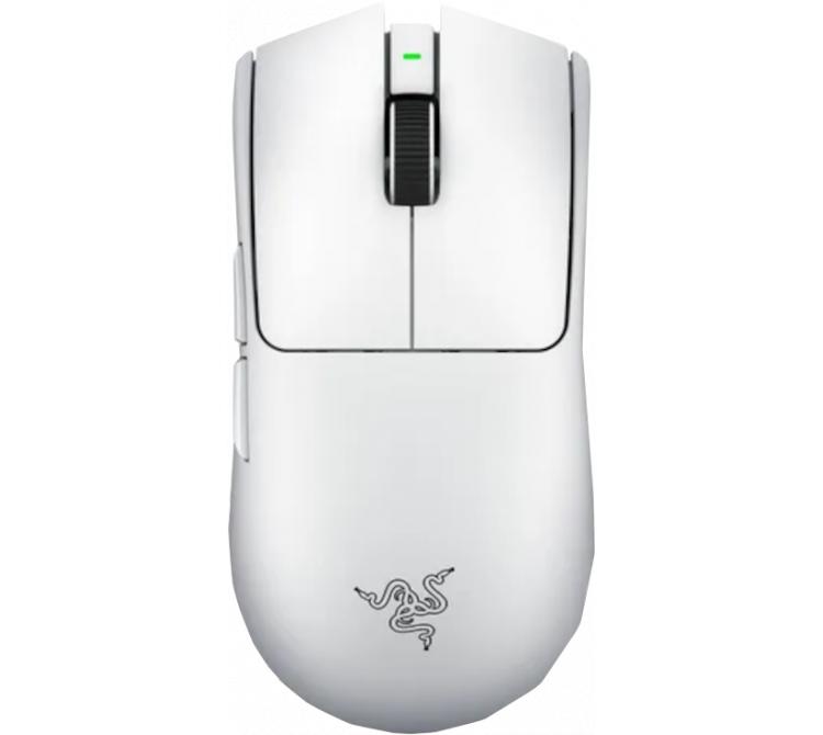 Mouse Razer Viper V4 PRO Wireless 2.4Ghz HyperPolling 8000Hz Sensor Focus Gen3 White 50K USB-C 49gr 180Hs