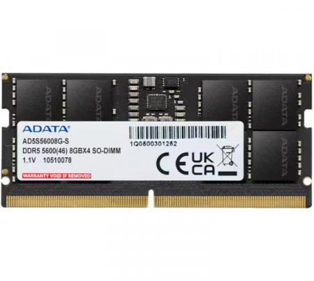 Memoria Adata DDR5 8GB 5600MHz SODIMM