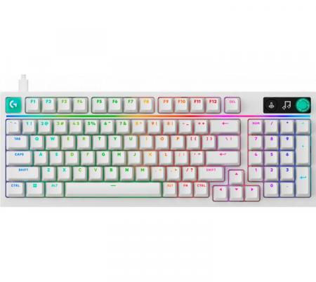 Teclado Mecanico Logitech G316 X 98% 8000Hz RGB LightSync White USB-C