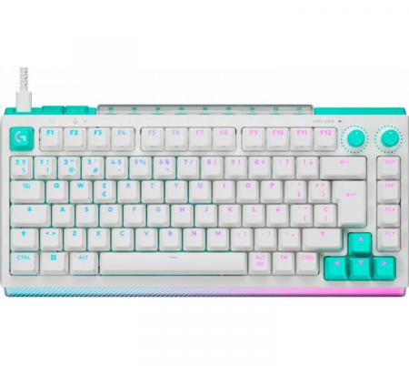 Teclado Mecanico Logitech G512 X 75% 8000Hz RGB LightSync White USB-C