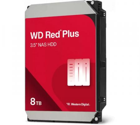 Disco Rigido WD 8TB Red Plus NAS 256MB SATA 5640RPM