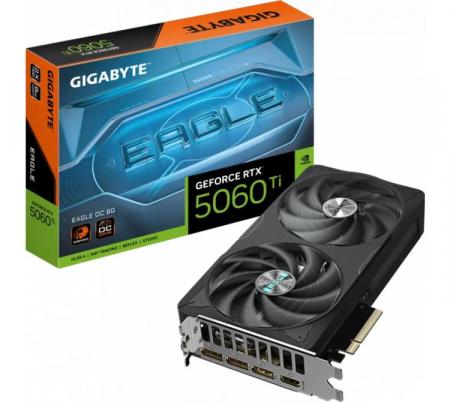Placa de Video Gigabyte GeForce RTX 5060 Ti 8GB GDDR7 EAGLE OC