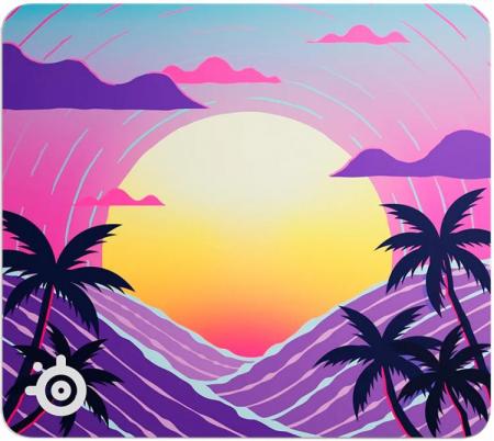 Mouse Pad Steelseries Neon Sunset QcK L 450x400mm