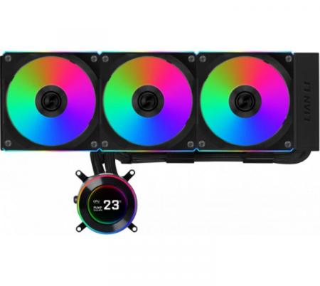 Cooler CPU Lian Li Hydroshift II LCD-C 360R Black LCD Screen Water Cooler