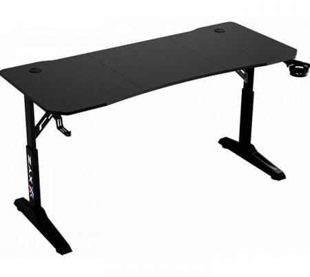 Escritorio Gamer XYZ ARENA Fibra de Carbono Altura Ajustable 1200x600mm
