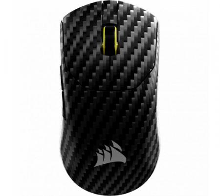 Mouse Corsair Sabre V2 PRO UltraLight SlipStream Wireless 2.4Ghz Bluetooth 8000Hz Fibra de Carbono RGB 55gr 120Hs
