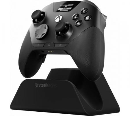 Joystick SteelSeries Aeon PRO Wireless 2.4Ghz Bluetooth Dosck Station 2 Baterias Hall Effect Black PC/XBOX Certified
